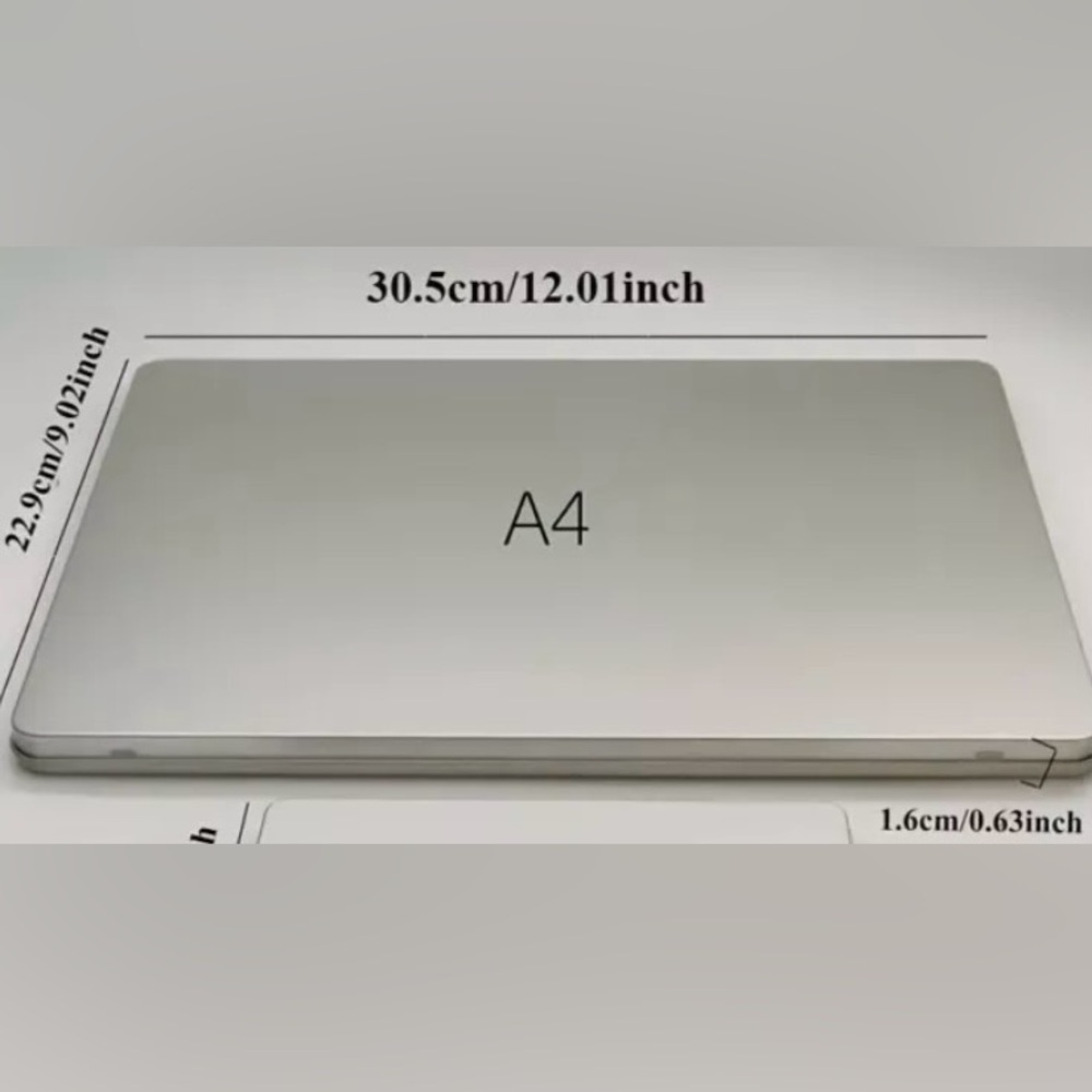 A4 Extra Large Tin 12 X 9 X .6 - Watercolor/Creative - Picture 4 of 7